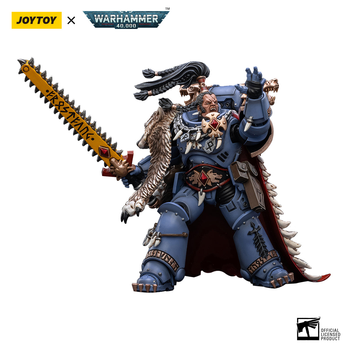 [IN STOCK]JOYTOY Warhammer 40K Action Figure 1/18 Space Wolves Ragnar Blackmane