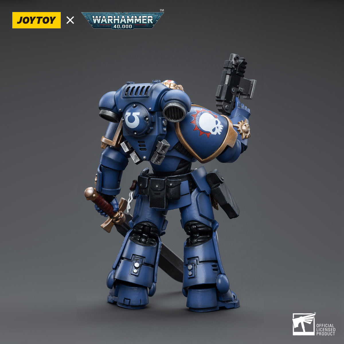JOYTOY Action Figure 1/18 Ultramarines Primaris Lieutenant Argaranthe Model Birthday Gifts 