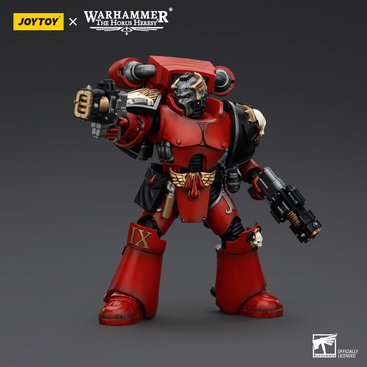 JOYTOY Action Figure 1/18 Blood Angels Angel's Tears Squad Arch-Erelim with Volkite Serpentas Model Birthday Gifts 