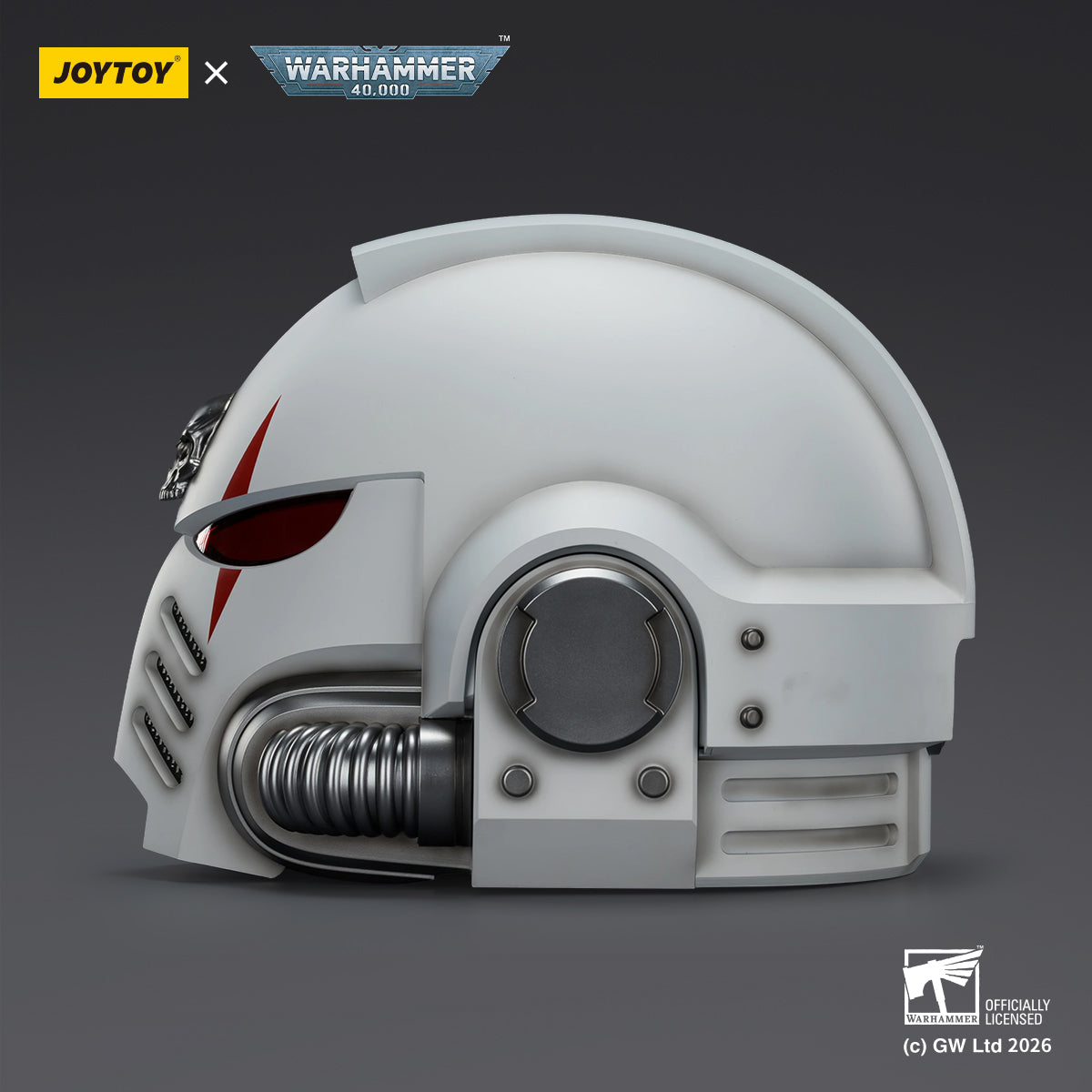JOYTOY Warhammer 40k  Action Figure 1/1 White Scars MkX Helmet  Assault Anime Military Model Toys JT04094