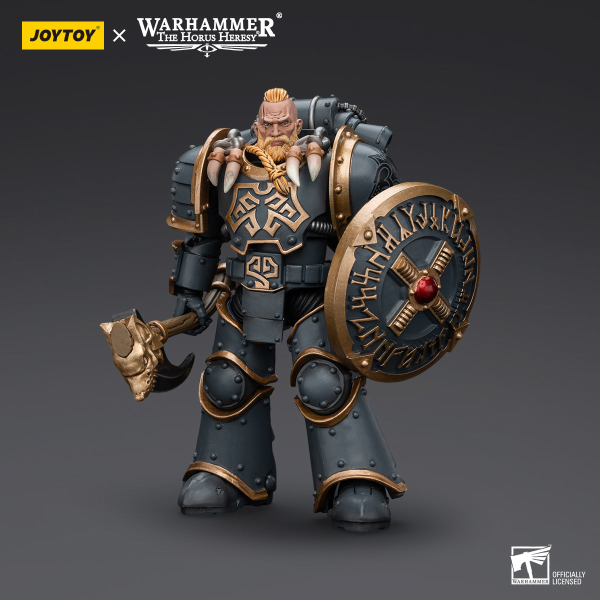 JOYTOY Action Figure 1/18 Space Wolves Gray Slayer Pack Gray Slayer 1 Model Birthday Gifts 