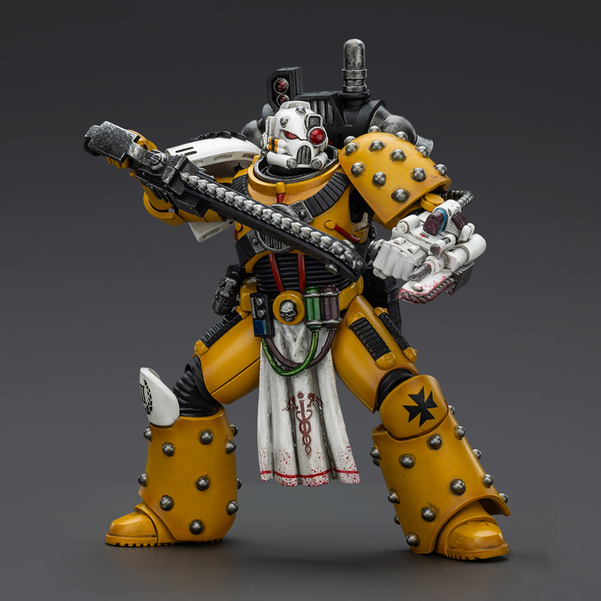 JOYTOY Warhammer 40K 1/18 Action Figure Imperial Fists Legion Apothecary Collection Model 15Age+ Birthday Gift Pre-Order