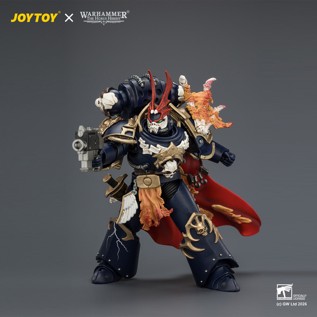 JOYTOY Warhammer Night Lords Sevatar, First Captain of the Night Lords The Prince of Crows  Collection Model Birthday Gifts