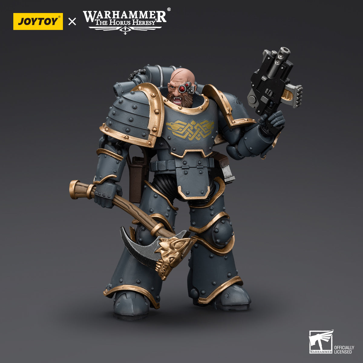 JOYTOY Action Figure 1/18 Space Wolves Gray Slayer Pack Gray Slayer3 Model Birthday Gifts 