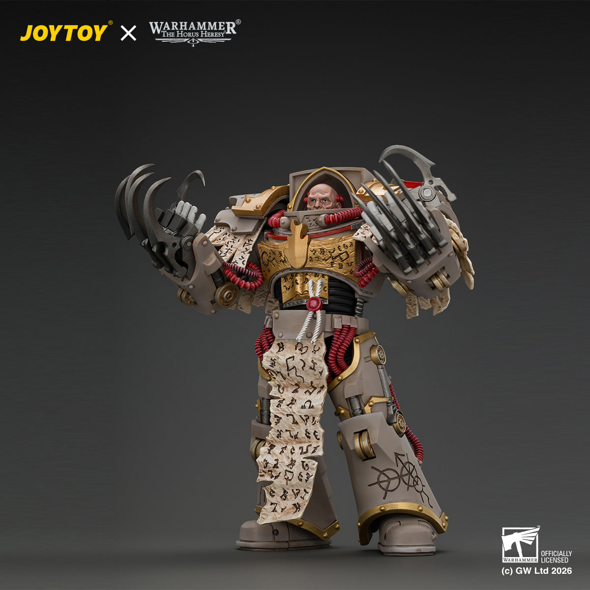 JOYTOY 1/18 Warhammer "The Horus Heresy" Action Figure  Word Bearers Kor Phaeron with Patriarch's Claws