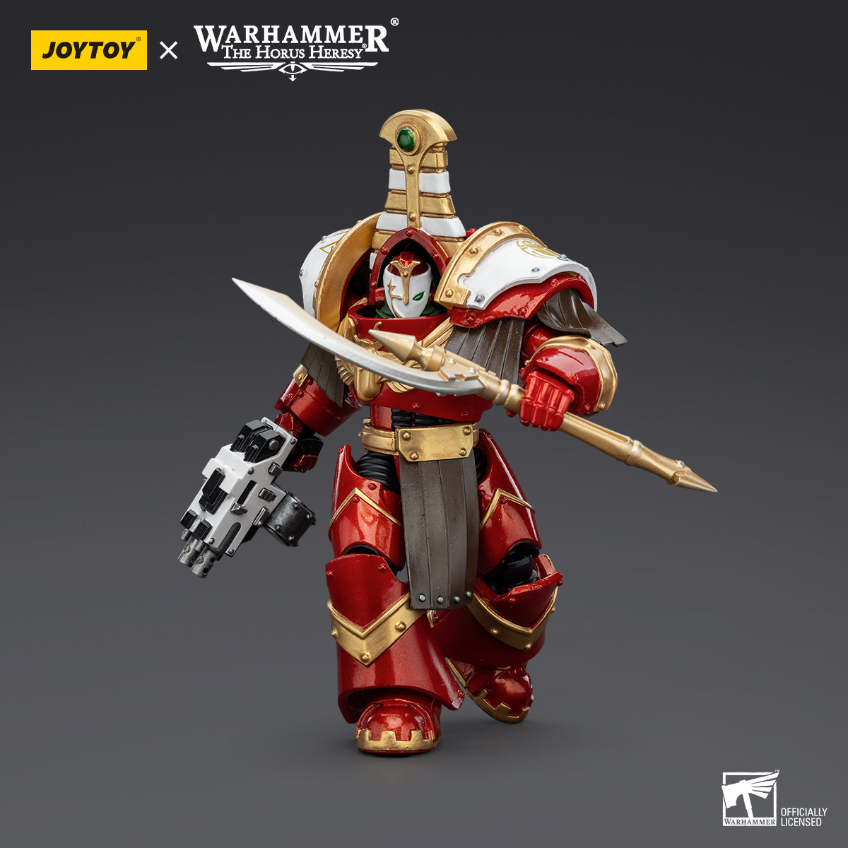 JOYTOY Action Figure 1/18 Thousand Sons Sekhmet Terminator Cabal Sekhmet With Combi-Bolter And Achea Force Weapon Model Birthday Gifts 