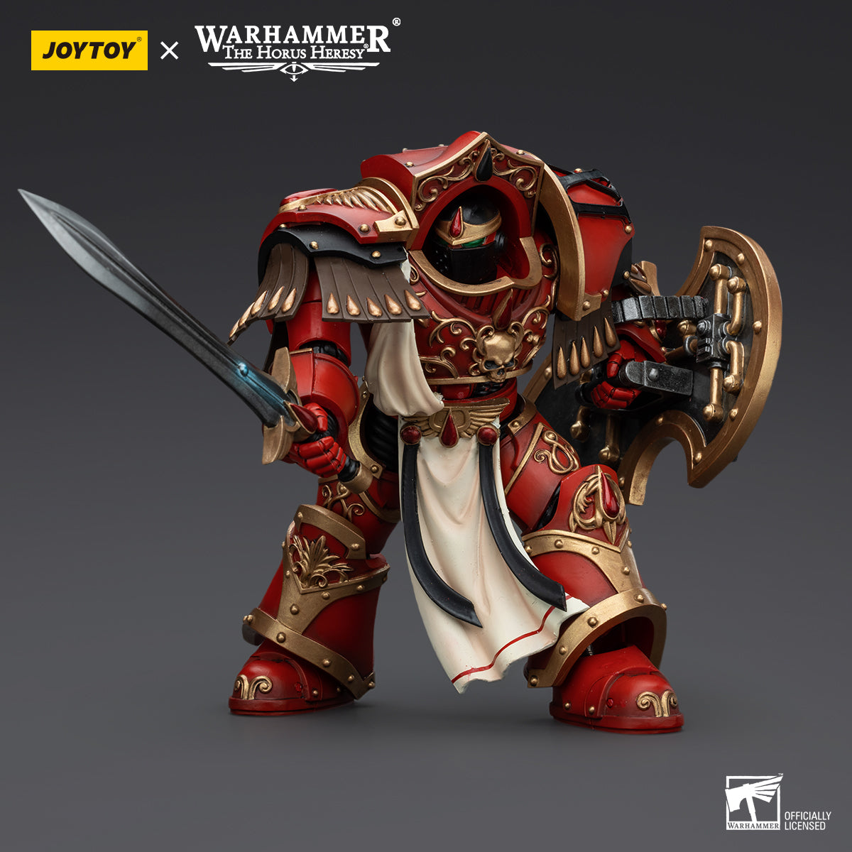 JOYTOY Action Figure 1/18 Blood Angels Crimson Paladins Squad Crimson Paladin 1 Model Birthday Gifts 