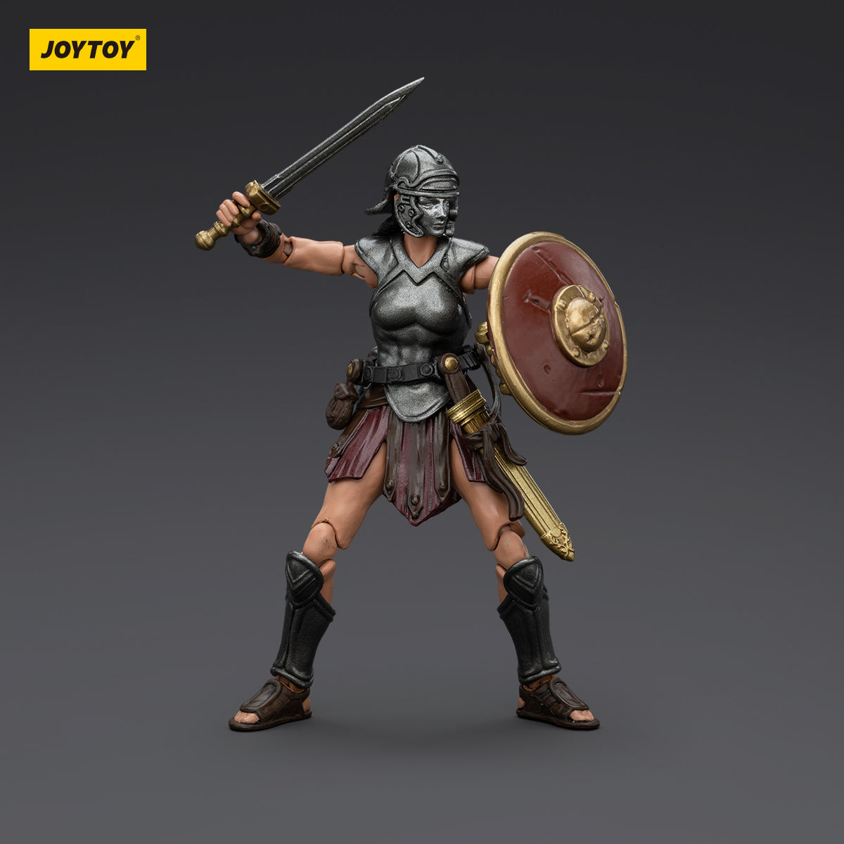 JOYTOY Action Figure 1/18 Roman Republic Legionary Light Infantry Sword and Shield Female Model Birthday Gifts 