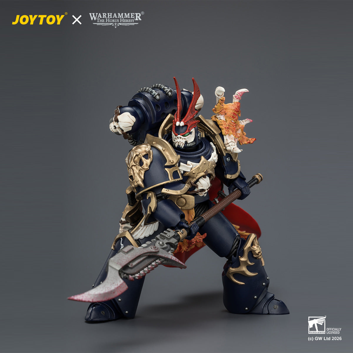 JOYTOY Warhammer Night Lords Sevatar, First Captain of the Night Lords The Prince of Crows  Collection Model Birthday Gifts