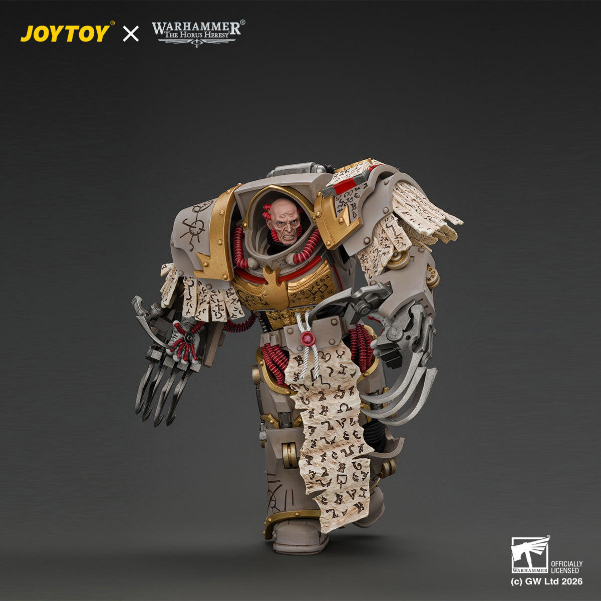 JOYTOY 1/18 Warhammer "The Horus Heresy" Action Figure  Word Bearers Kor Phaeron with Patriarch's Claws