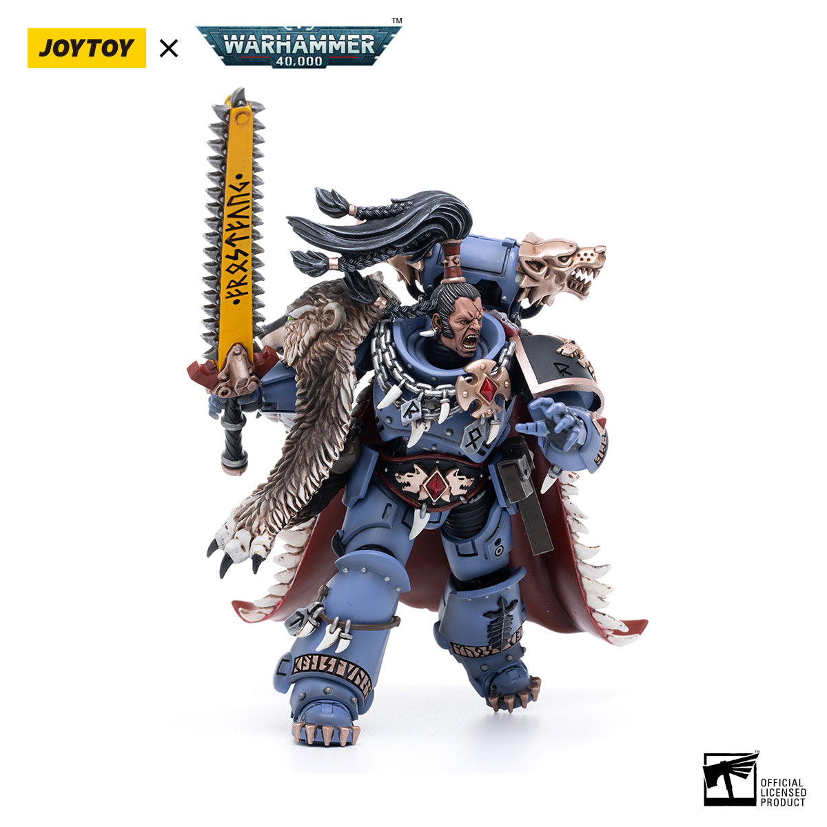 [IN STOCK]JOYTOY Warhammer 40K Action Figure 1/18 Space Wolves Ragnar Blackmane