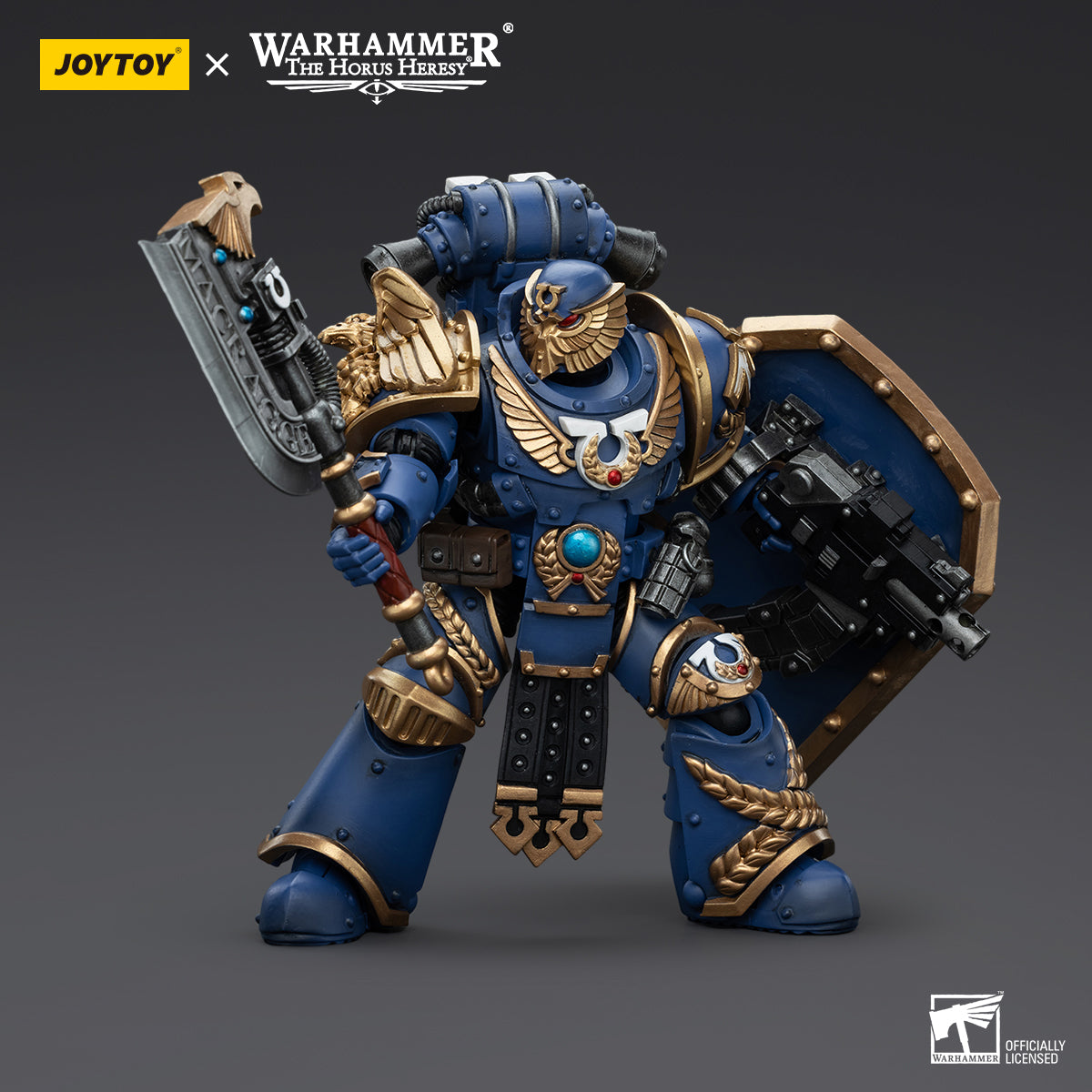 JOYTOY Action Figure 1/18 Blood Angels Angel's Tears Squad Arch-Erelim with Volkite Serpentas Model Birthday Gifts 