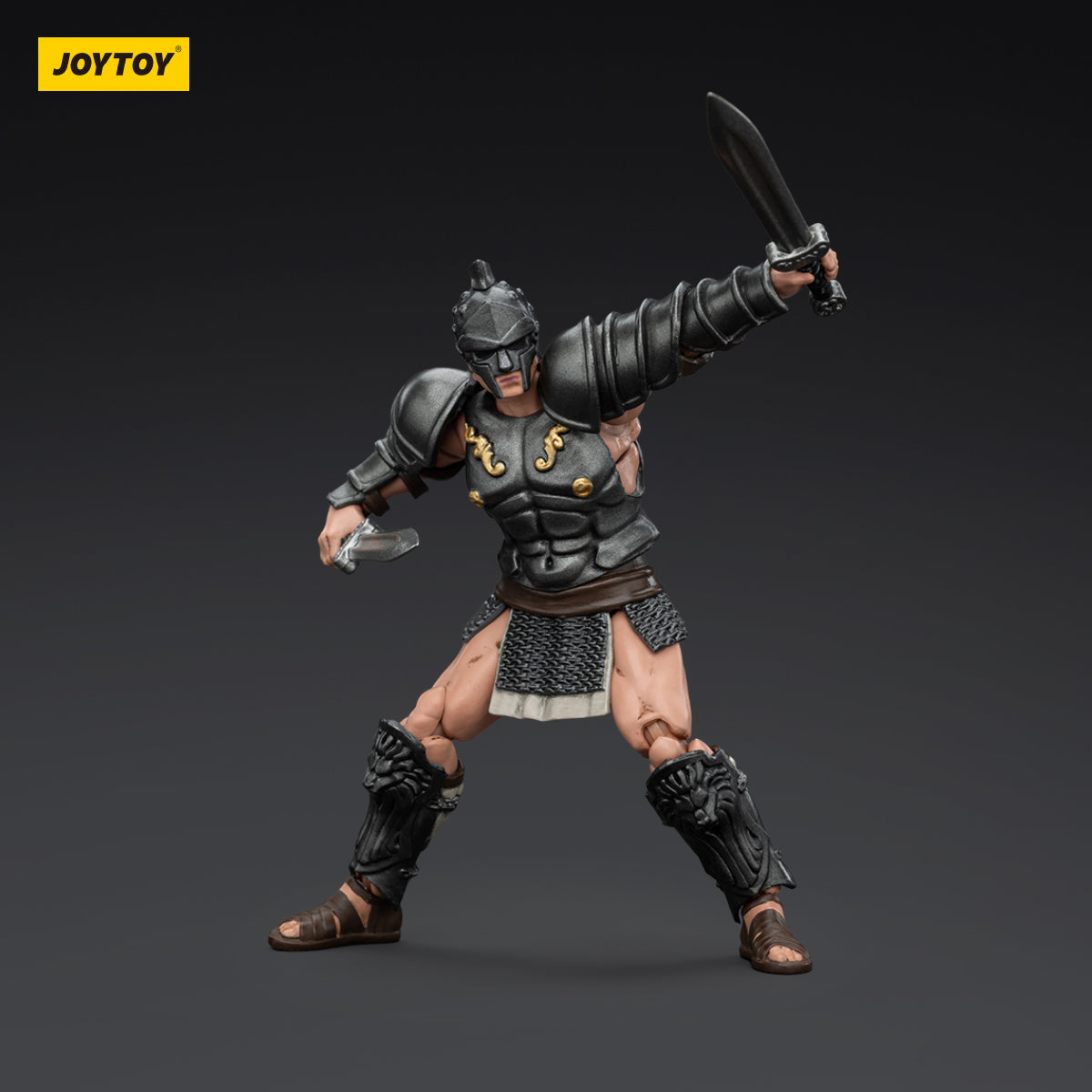 JOYTOY Action Figure 1/18 Roman Gladiator Dimachaerus Gladiator Model Birthday Gifts