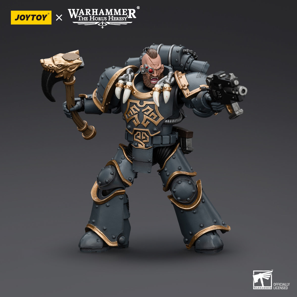 JOYTOY Action Figure 1/18 Space Wolves Gray Slayer Pack Gray Slayer2 Model Birthday Gifts 
