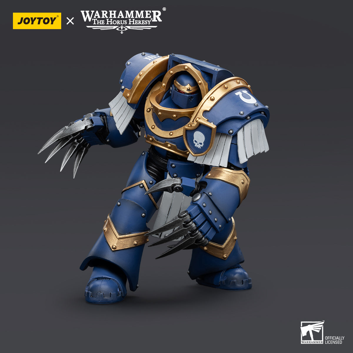 JOYTOY Action Figure 1/18 Ultramarines Cataphractii Terminator Squad Terminator with Lightning Claws Model Birthday Gifts 
