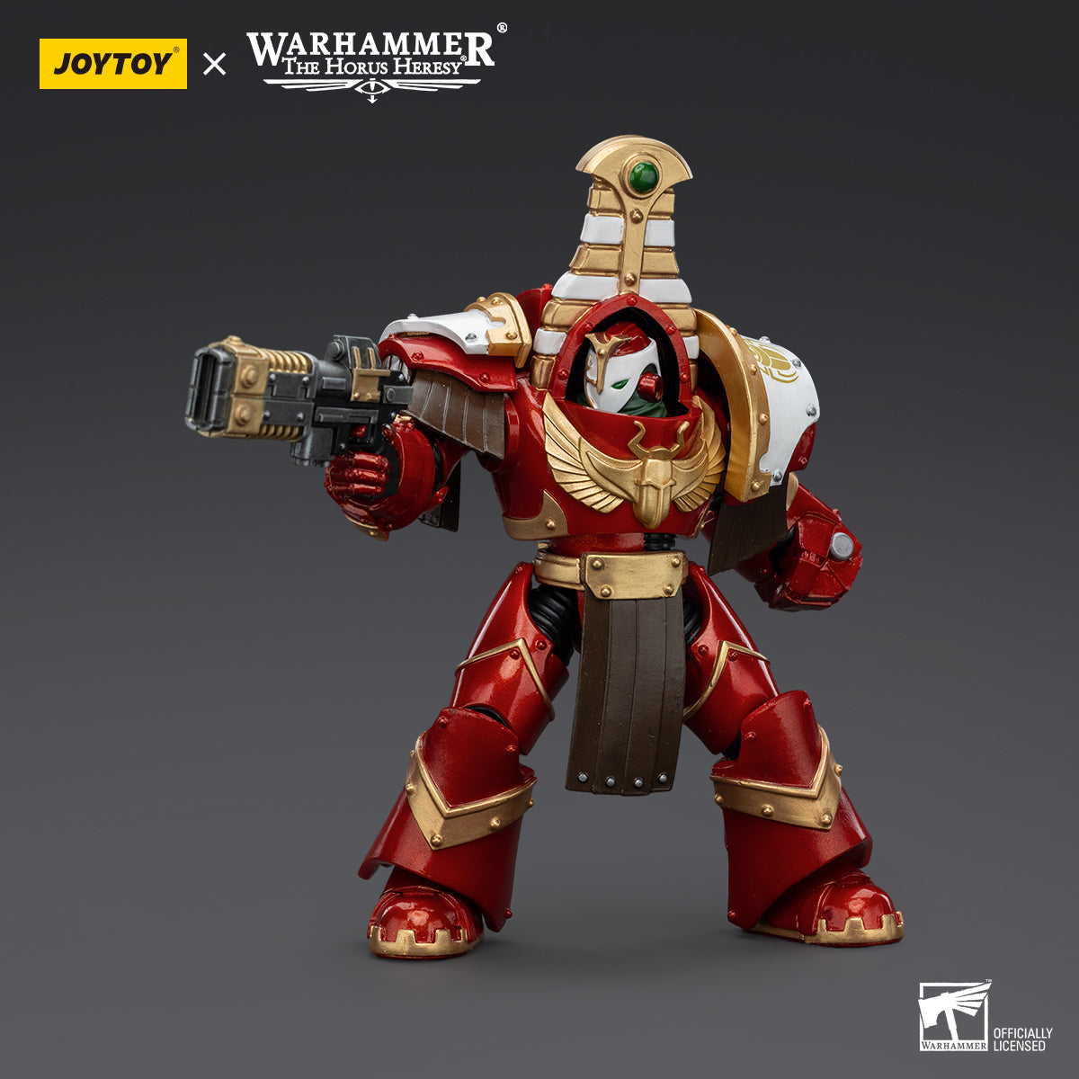 JOYTOY Action Figure 1/18 Thousand Sons Sekhmet Terminator Cabal Sekhmet Volkite Charger And Power Fist Model Birthday Gifts 