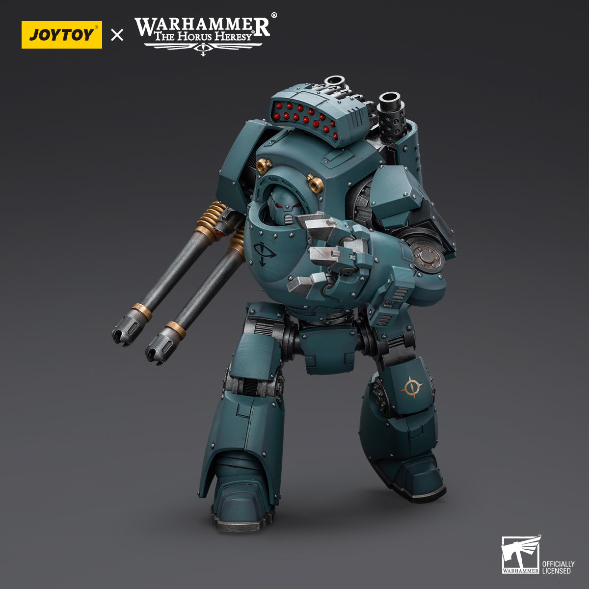 JOYTOY Action Figure 1/18 Sons of Horus Contemptor Dreadnought with Gravis Autocannon Model Birthday Gifts