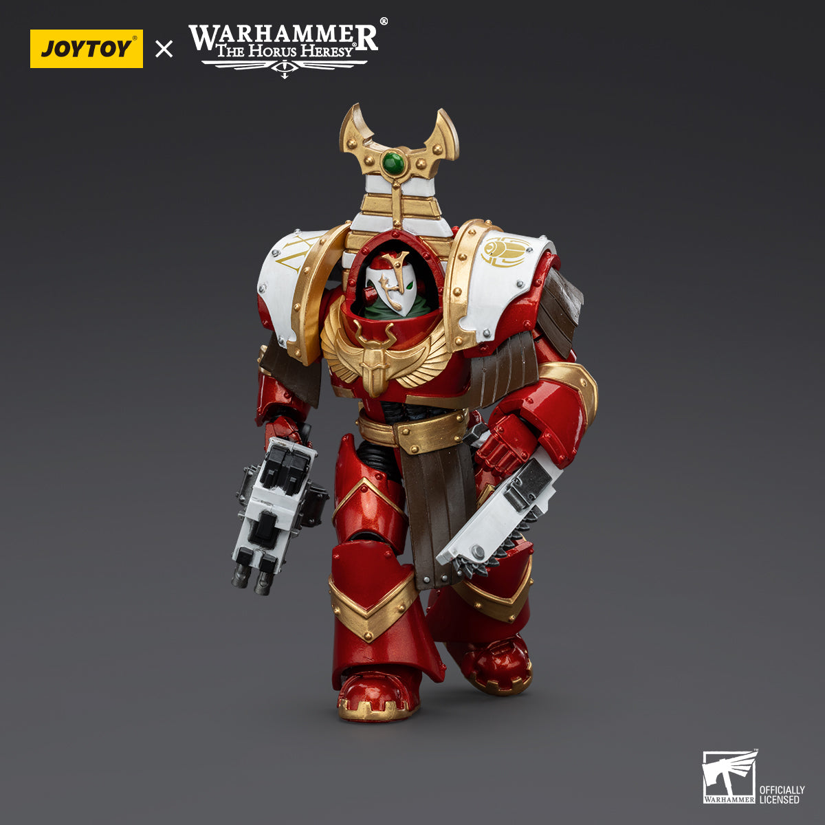 JOYTOY Action Figure 1/18 Thousand Sons Sekhmet Terminator Cabal Sekhmet With Combi-Bolter And Chainfist Model Birthday Gifts 