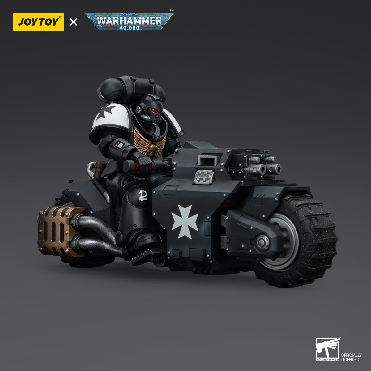 JOYTOY Action Figure 1/18 Black Templars Outriders Model Birthday Gifts 