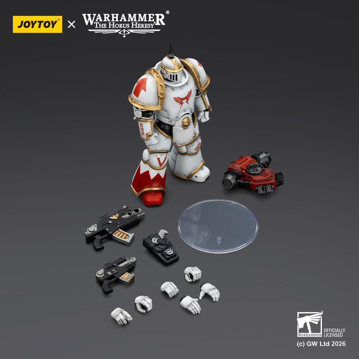 JOYTOY 1/18 Warhammer The Horus Heresy Action Figure White Scars MKVI Tactical Legionary