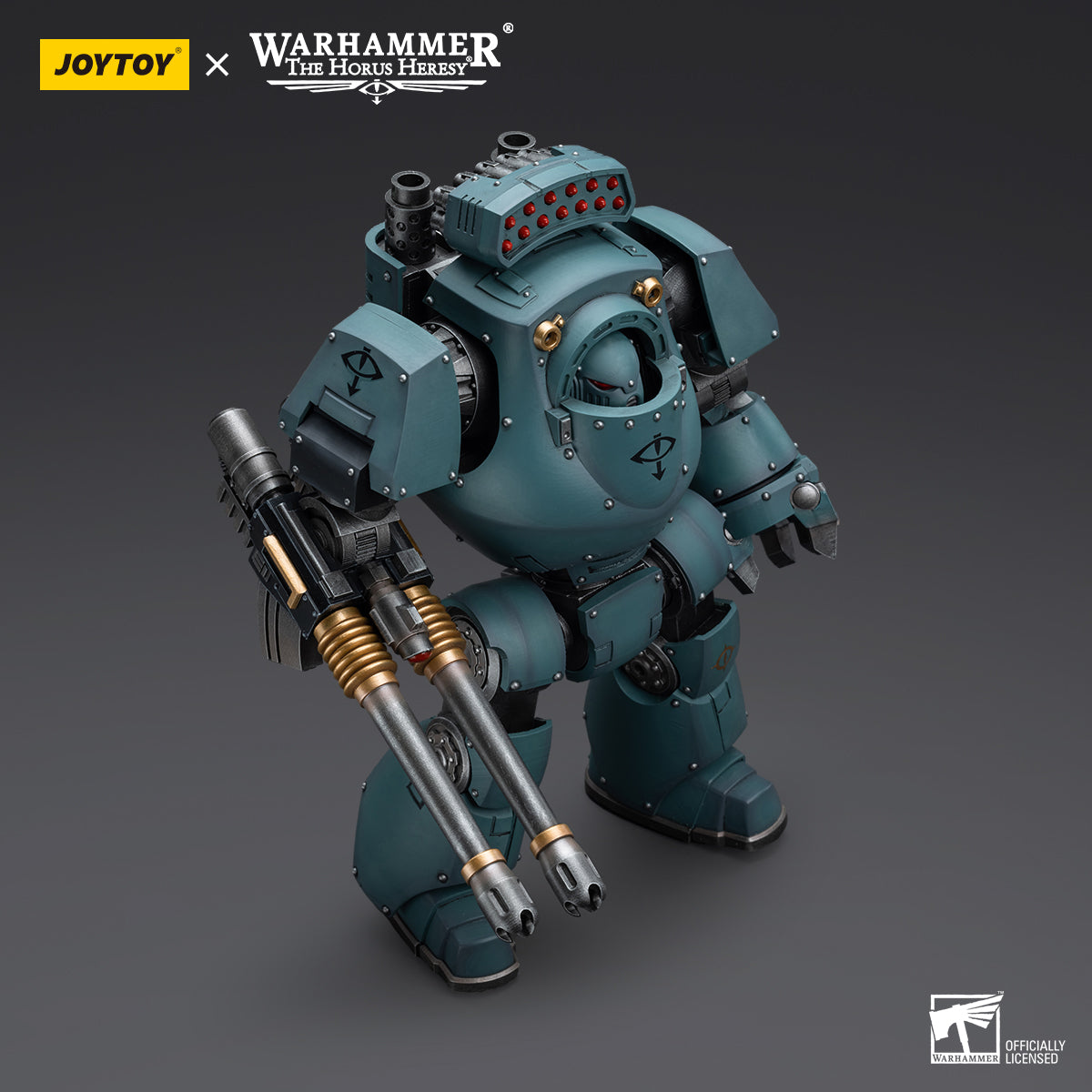 JOYTOY Action Figure 1/18 Sons of Horus Contemptor Dreadnought with Gravis Autocannon Model Birthday Gifts