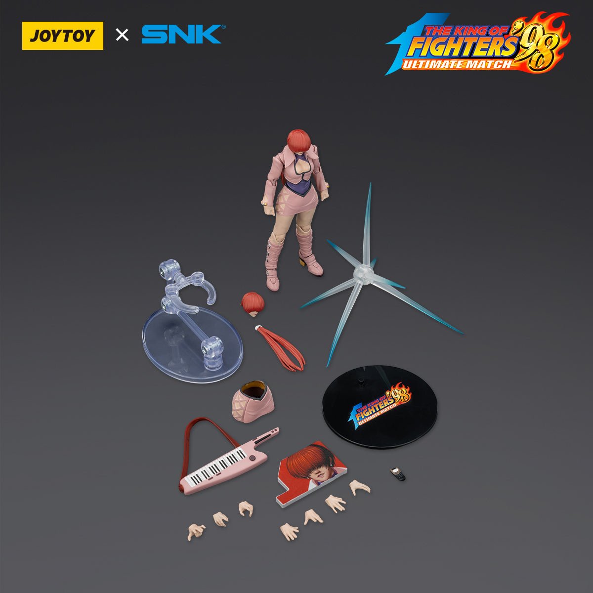 JOYTOY SNK Action Figure 1/18 KOF'98UM Orochi Team Shermie Model Toys JT04056