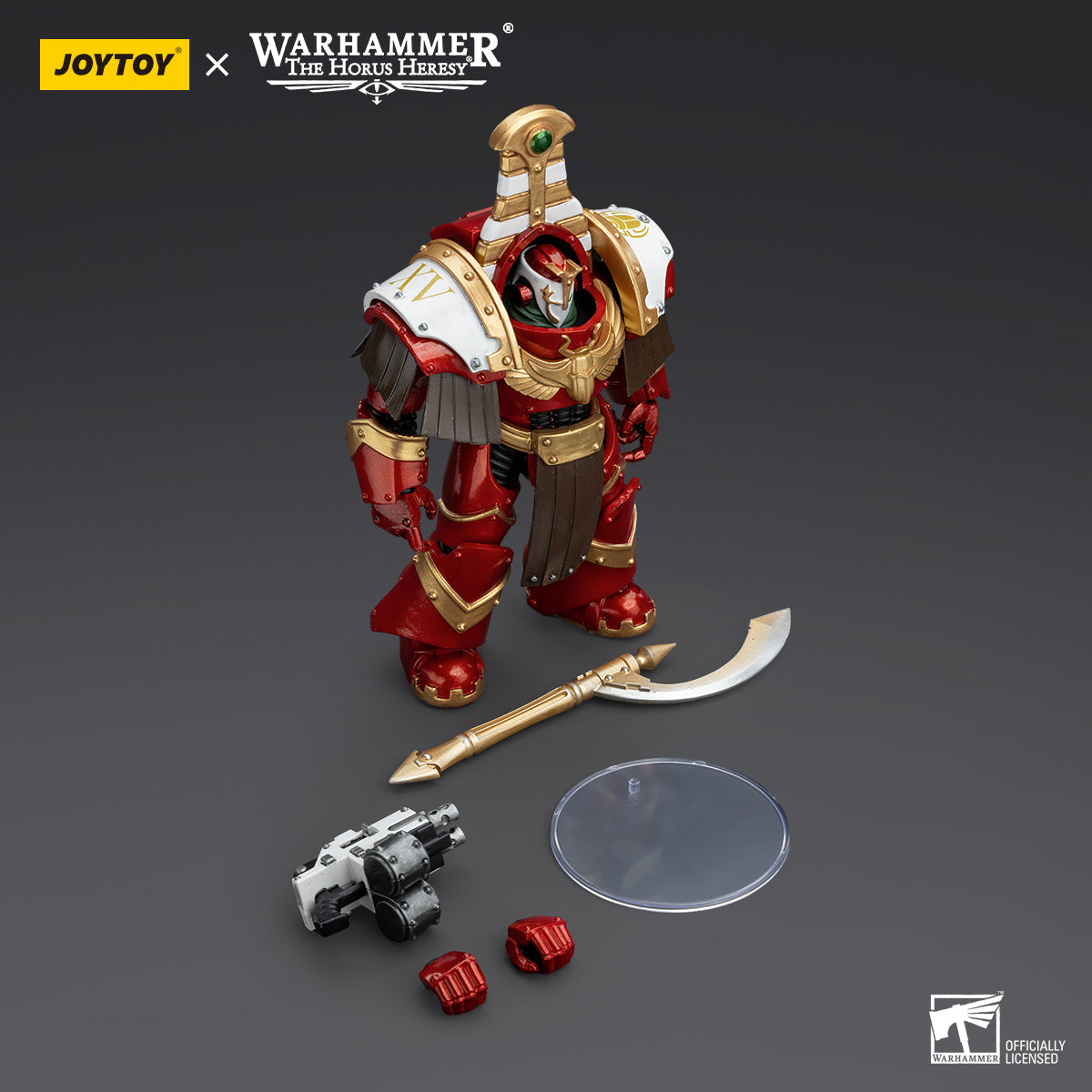 JOYTOY Action Figure 1/18 Thousand Sons Sekhmet Terminator Cabal Sekhmet With Combi-Bolter And Achea Force Weapon Model Birthday Gifts 