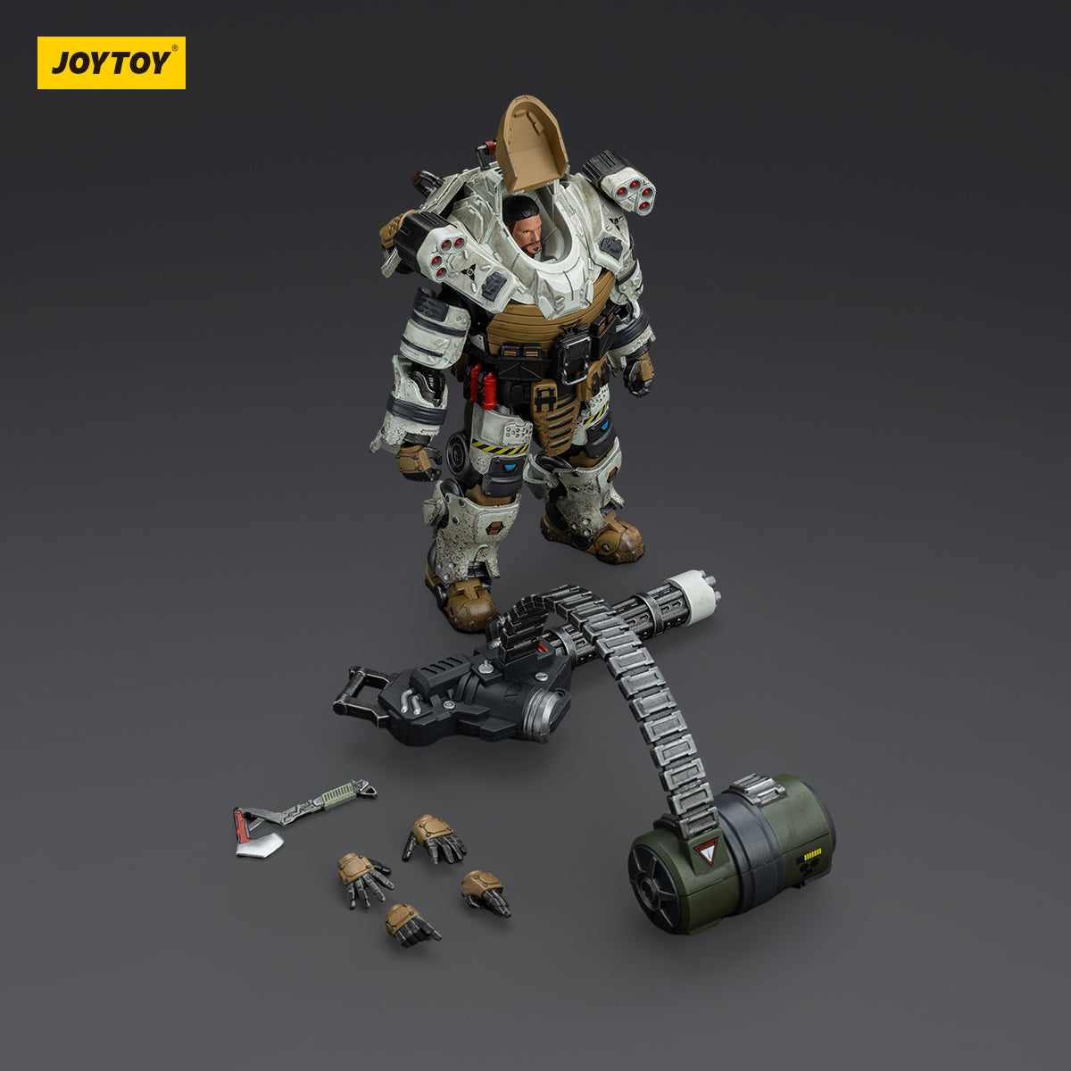 JOYTOY Action Figure 1/18 Sorrow Expeditionary Forces 09th Legion Rescue Squad-Heavy Gunner Model Birthday Gifts 