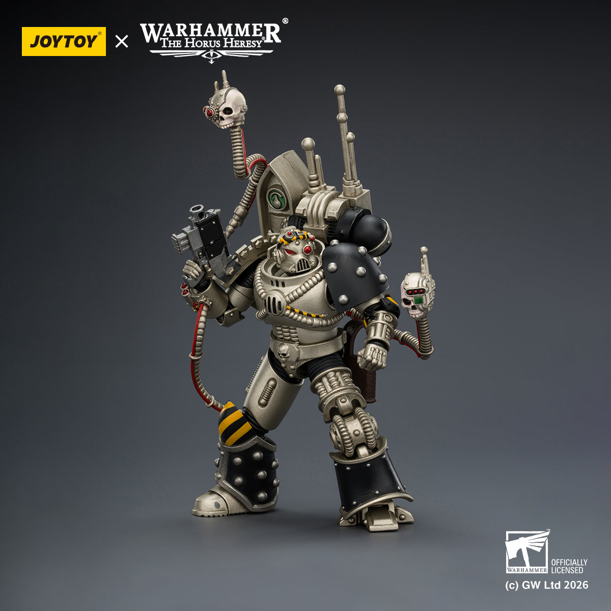 JOYTOY Warhammer Action Figure Iron Warriors Legion Praevian with Bolt Pistol Collection Model Birthday Gifts