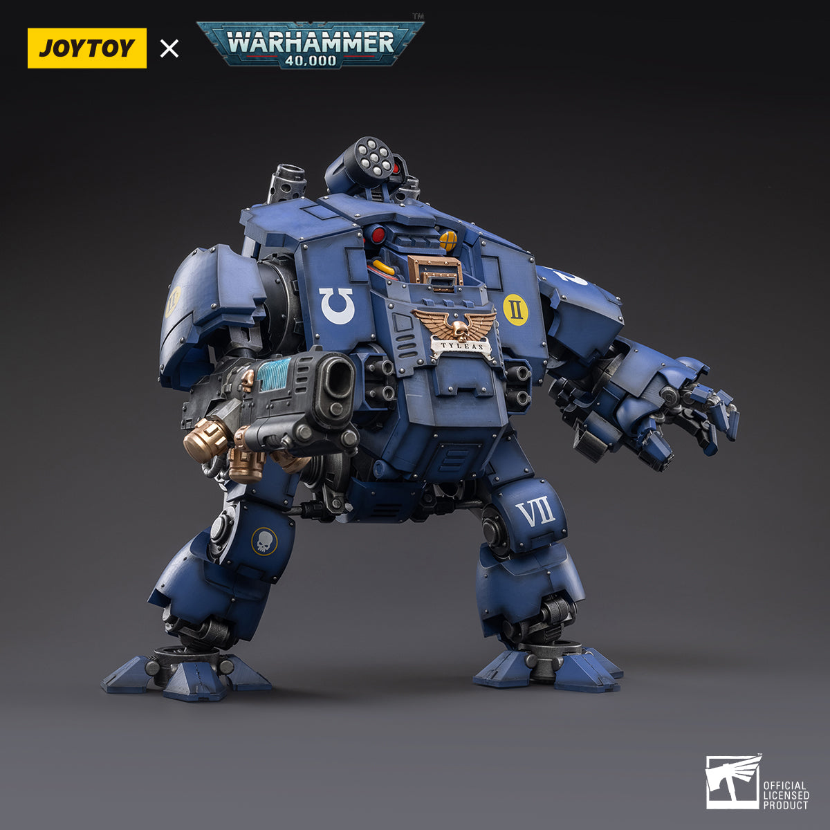 [IN STOCK]JOYTOY Warhammer 40K  Action Figure 1/18 UItramarines Redemptor Dreadnought Brother Dreadnought Tyleas JT2757