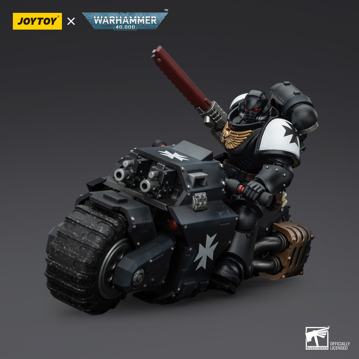 JOYTOY Action Figure 1/18 Black Templars Outriders Model Birthday Gifts 