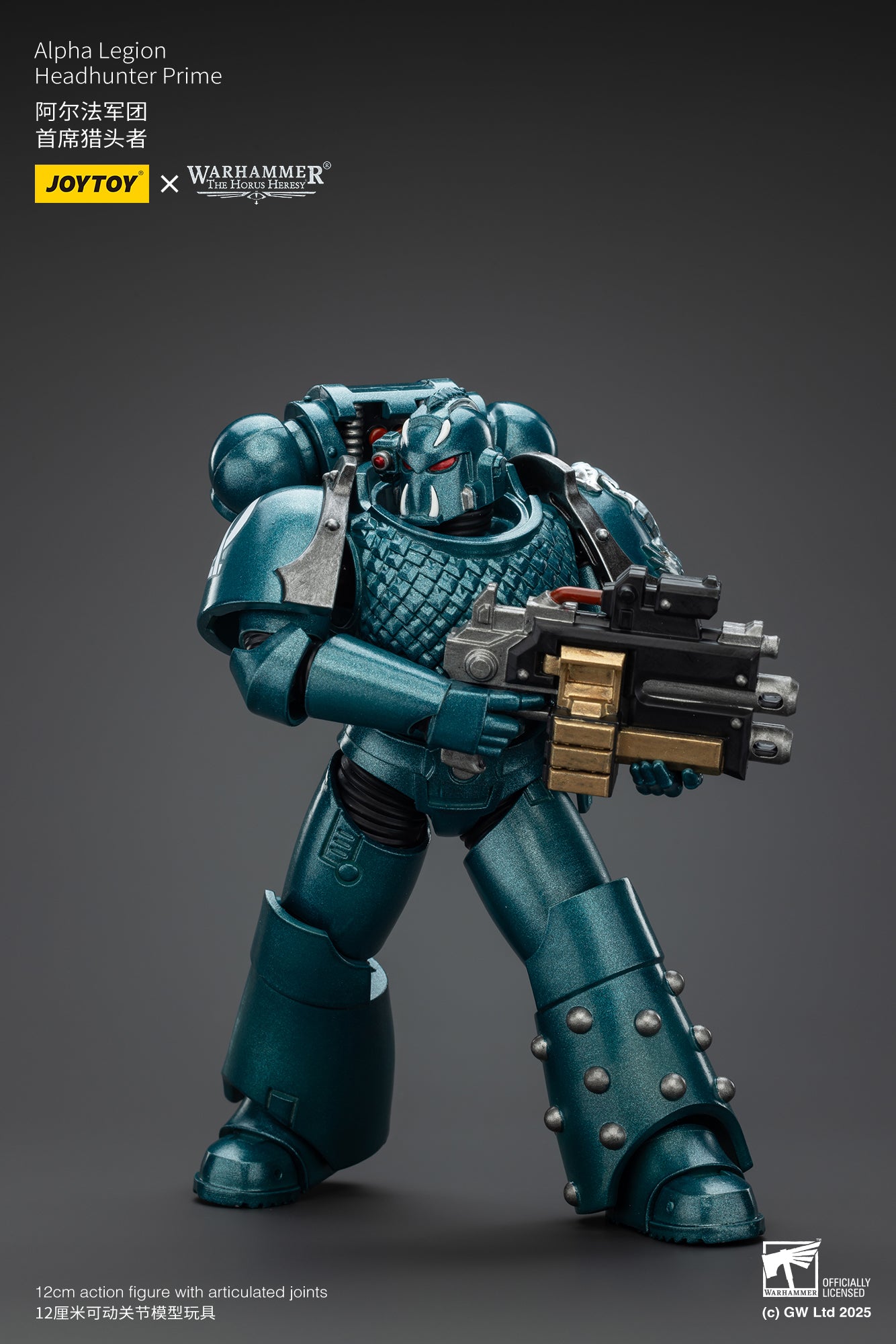 [IN STOCK]JOYTOY Warhammer 40K Action Figure 1/18 Alpha Legion Headhunter Prime