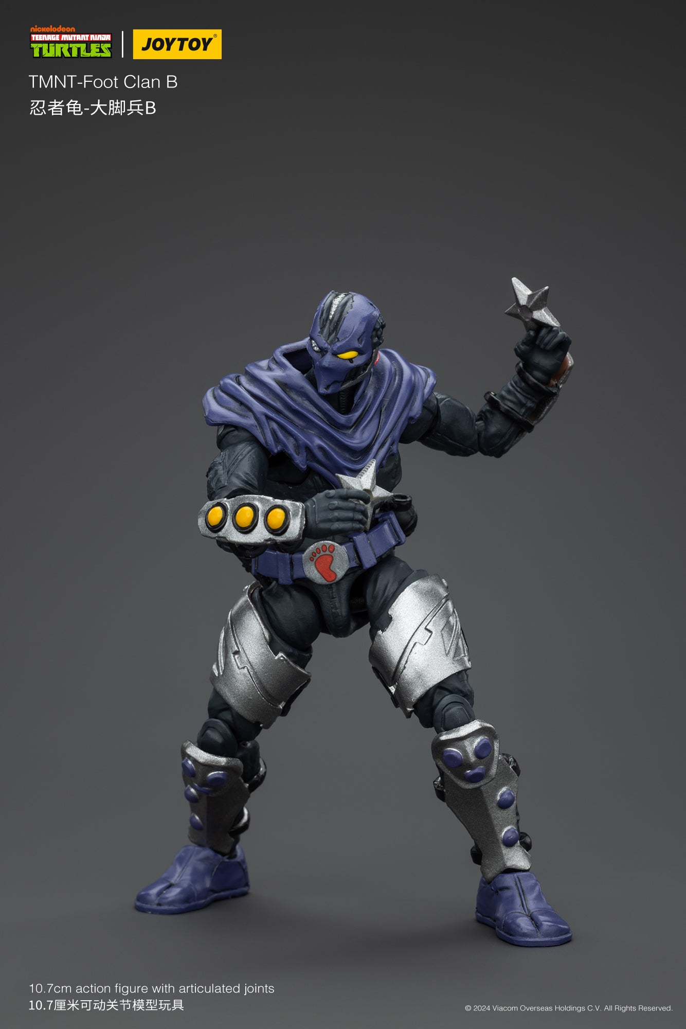 JOYTOY TMNT 1/18 Action Figure TMNT Foot Clan B Collection Model Birthday Gifts JT00171