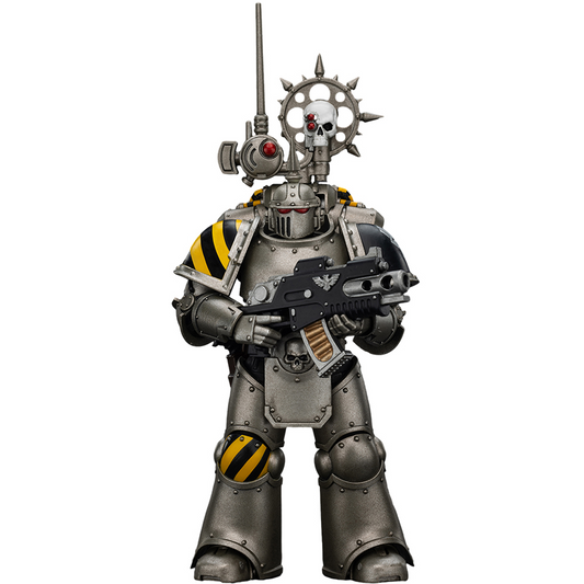 [IN STOCK]JOYTOY Warhammer 40K Action Figure 1/18 lron Warriors MKlIl Tactical Legionary with Nuncio-vox