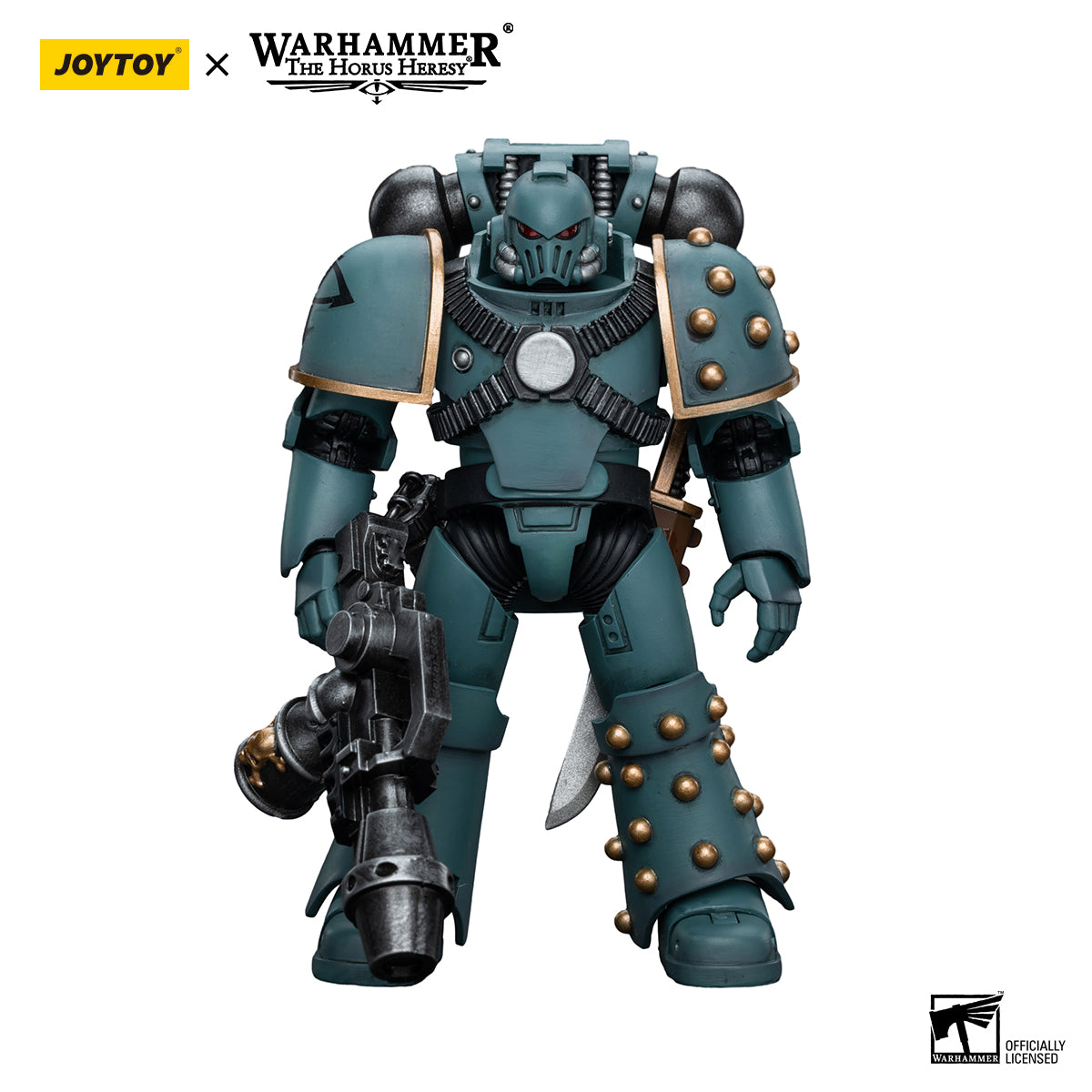 JOYTOY Action Figure 1/18 MKIV Tactical Squad Legionary with Flamer Model Birthday Gifts 