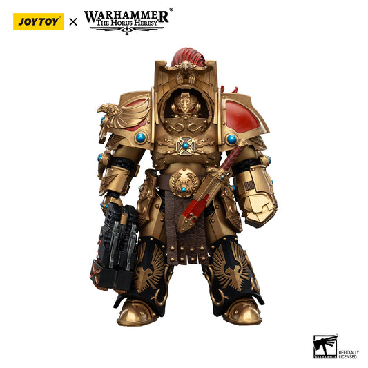 JOYTOY  Warhammer "The Horus Heresy" Action Figure 1/18  Legio Custodes Aquilon Terminator Squad Aquilon with twin-linked Adrathic Destructor Assault Anime Military Model Toys  JT00751