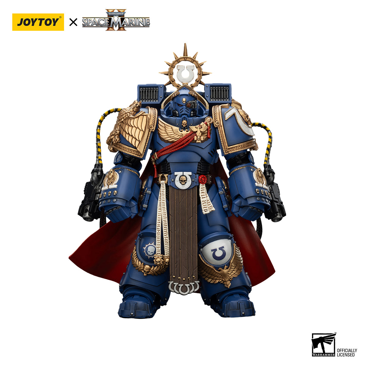 [IN STOCK]JOYTOY Warhammer 40K Action Figure 1/18 Ultramarines Marneus Calgar, Chapter Master with MKX Gravis Armour and Gauntlets of Ultramar
