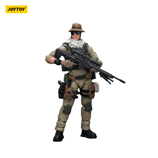 JOYTOY Action Figure 1/18 USArmy Delta Assault Squad- Sniper Model Birthday Gifts 