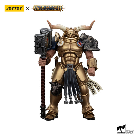 JOYTOY Action Figure 1/18 Warhammer AGE OF SIGMAR -Stormcast Eternals The Blacktalons Rostus Oxenhammer Model Birthday Gifts 