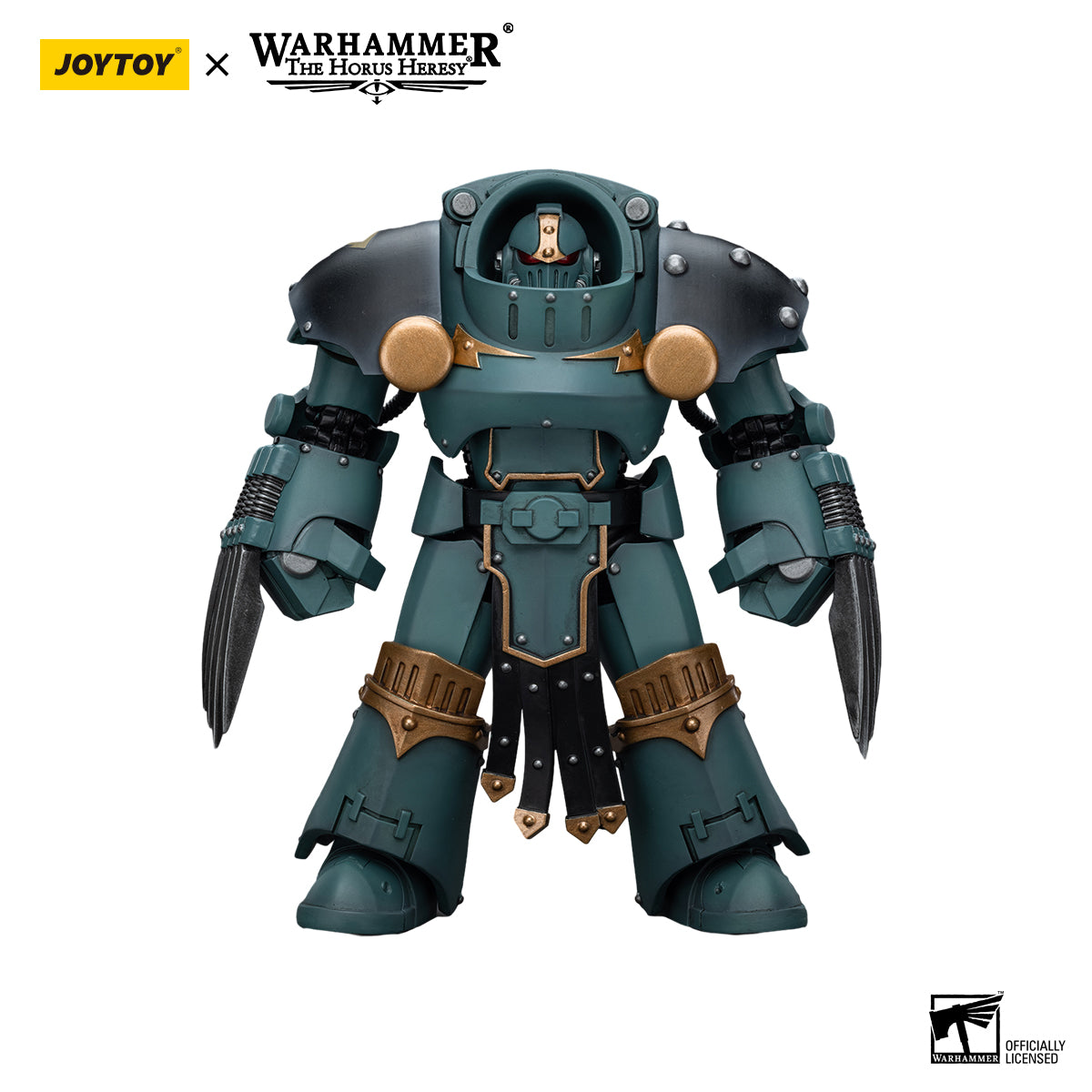 JOYTOY Action Figure 1/18 Sons Of Horus Tartaros Terminator Squad Terminator With Lightning Claws Model Birthday Gifts 
