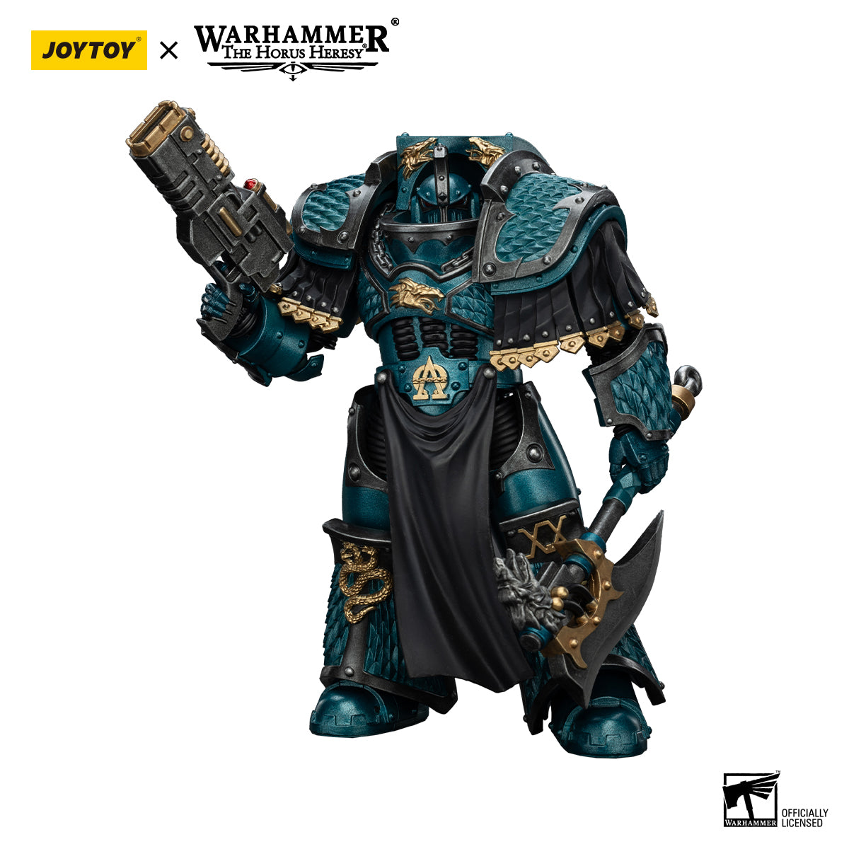 [IN STOCK]JOYTOY Warhammer 40K Action Figure 1/18 Alpha Legion Lernaean Terminator with Volkite Charger