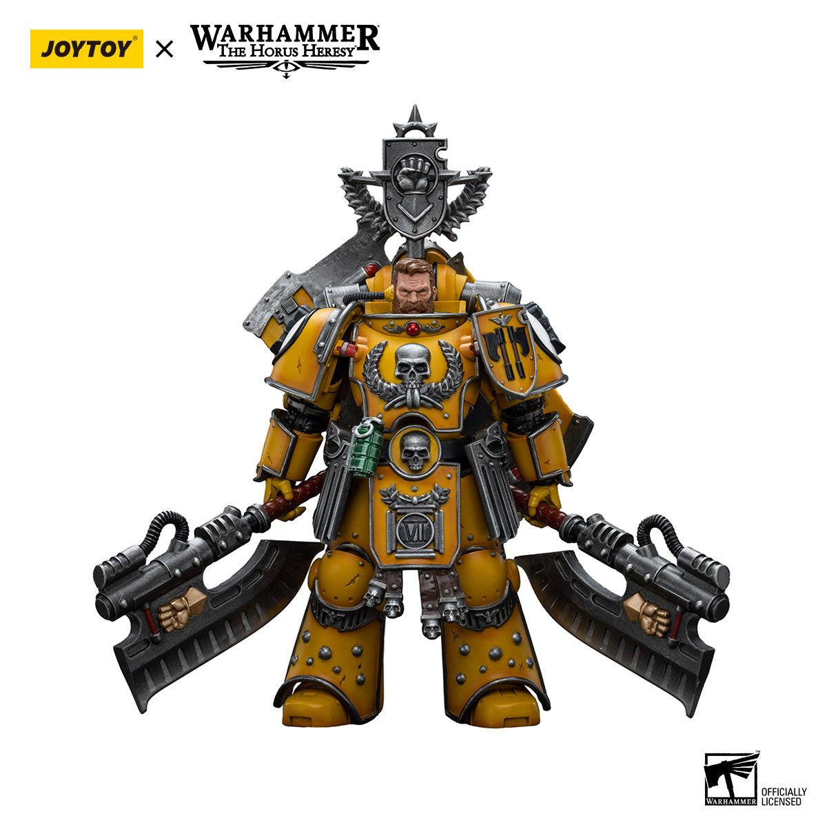 [IN STOCK]JOYTOY Warhammer 40K Action Figure 1/18 Imperial Fists Fafnir Rann JT9145