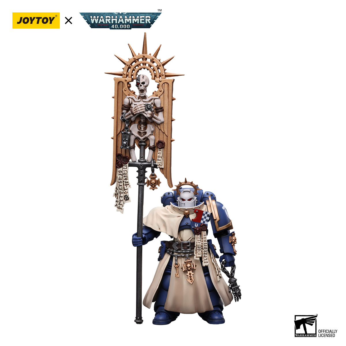 [IN STOCK] JOYTOY Warhammer 40K 1/18 Action Figure Ultramarines Titus-Collectors Edition Calgar Anime Military Model Toys Gifts