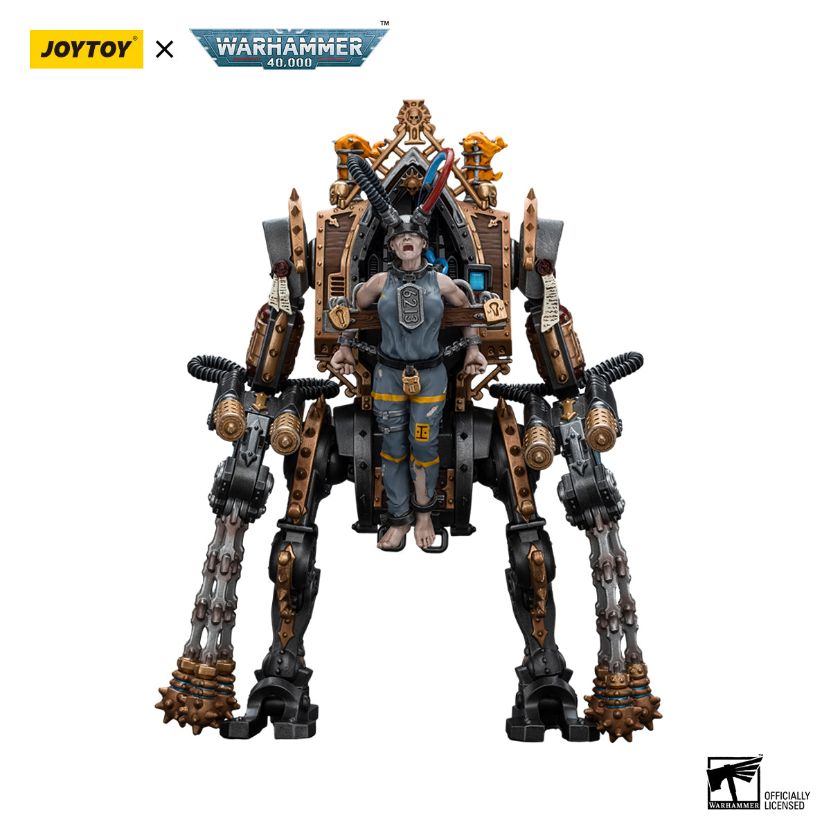 [IN STOCK] JOYTOY Warhammer 40,000 Action Figure 1/18 Adepta Sororitas Penitent Engine with Penitent Flails  JT9442
