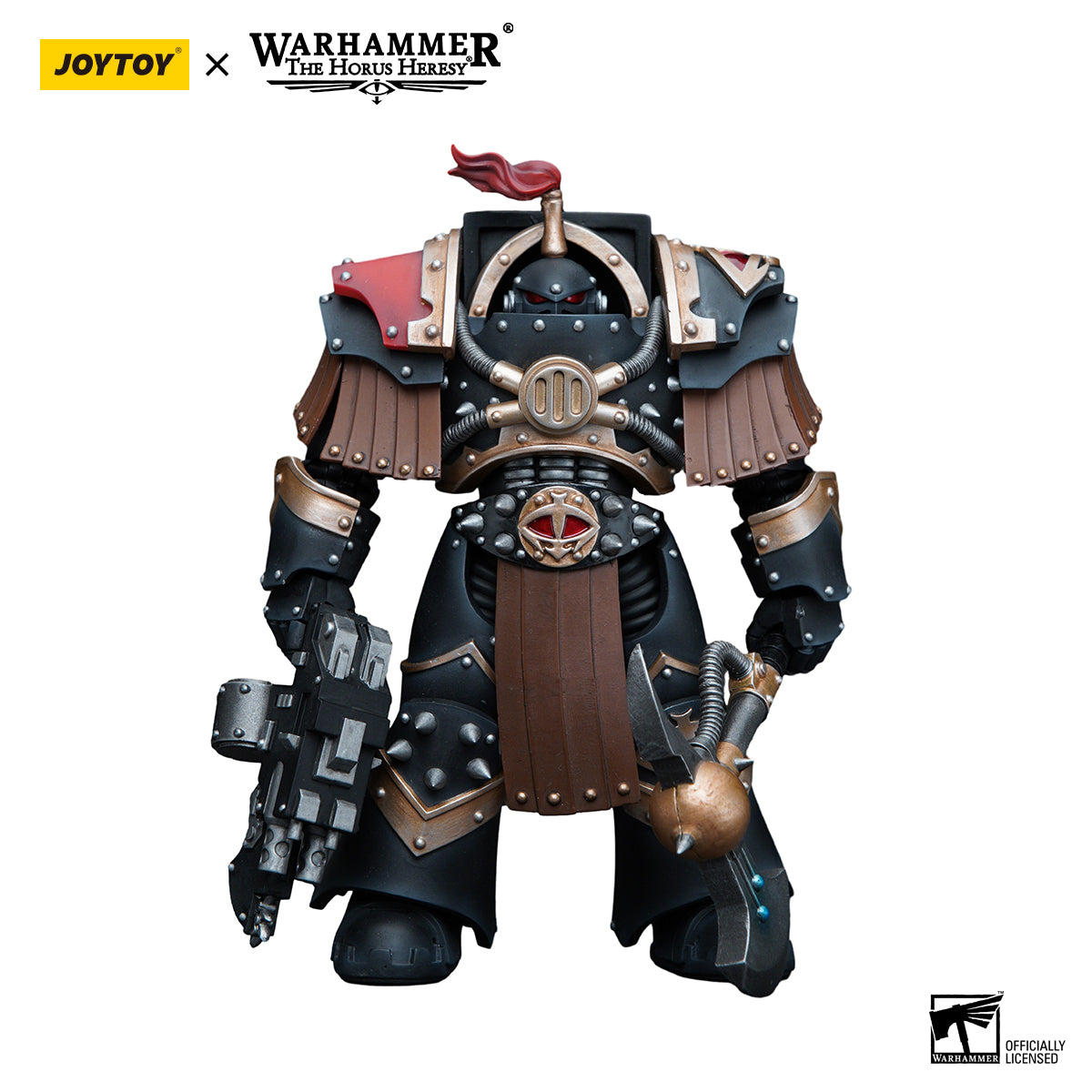 JOYTOY Action Figure 1/18 Sons of Horus Justaerin Terminator Squad Justaerin with Carsoran Power Ax Model Birthday Gifts