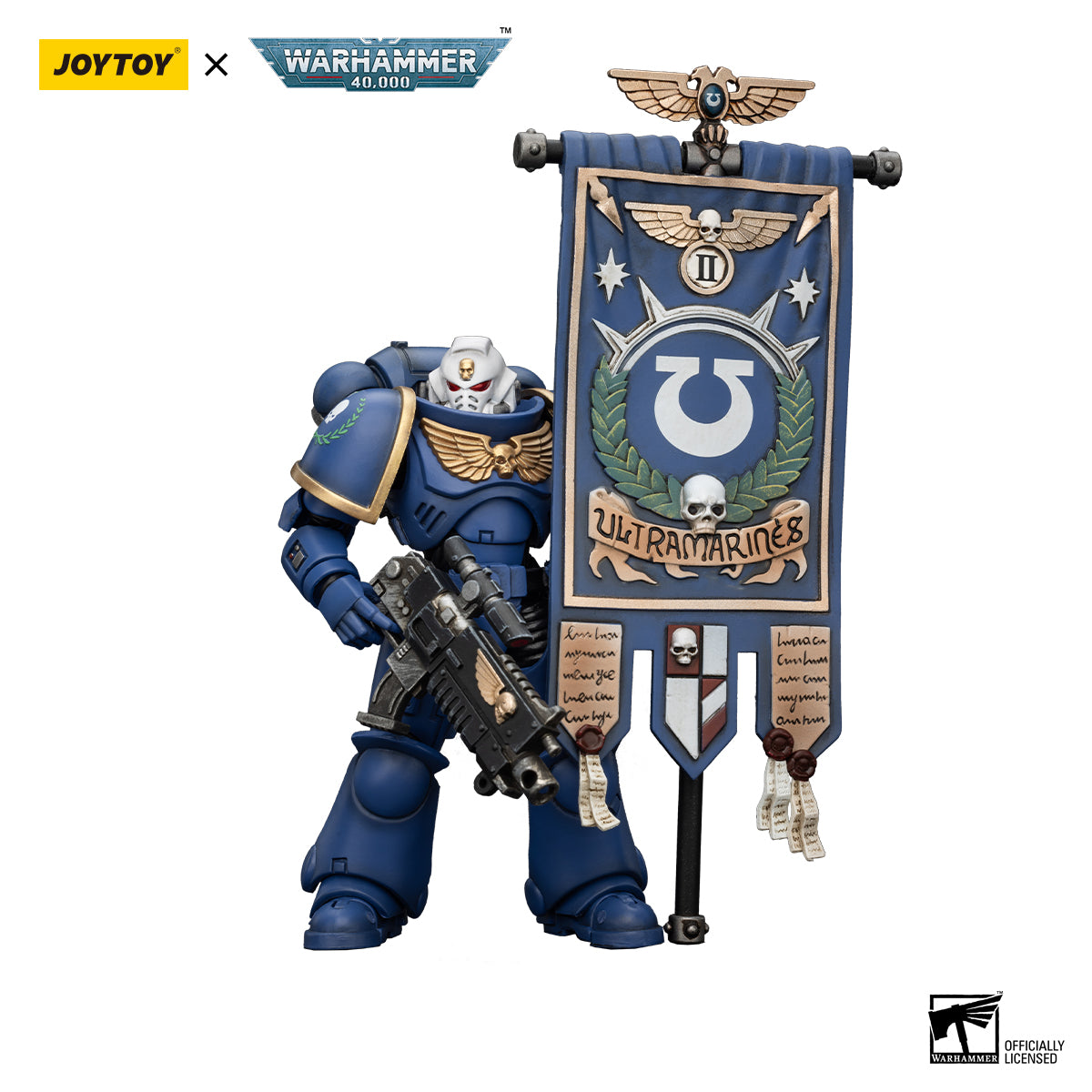 [IN STOCK]JOYTOY Warhammer 40K Action Figure 1/18 Ultramarines Heroes of the Chapter Primaris Ancient Posca