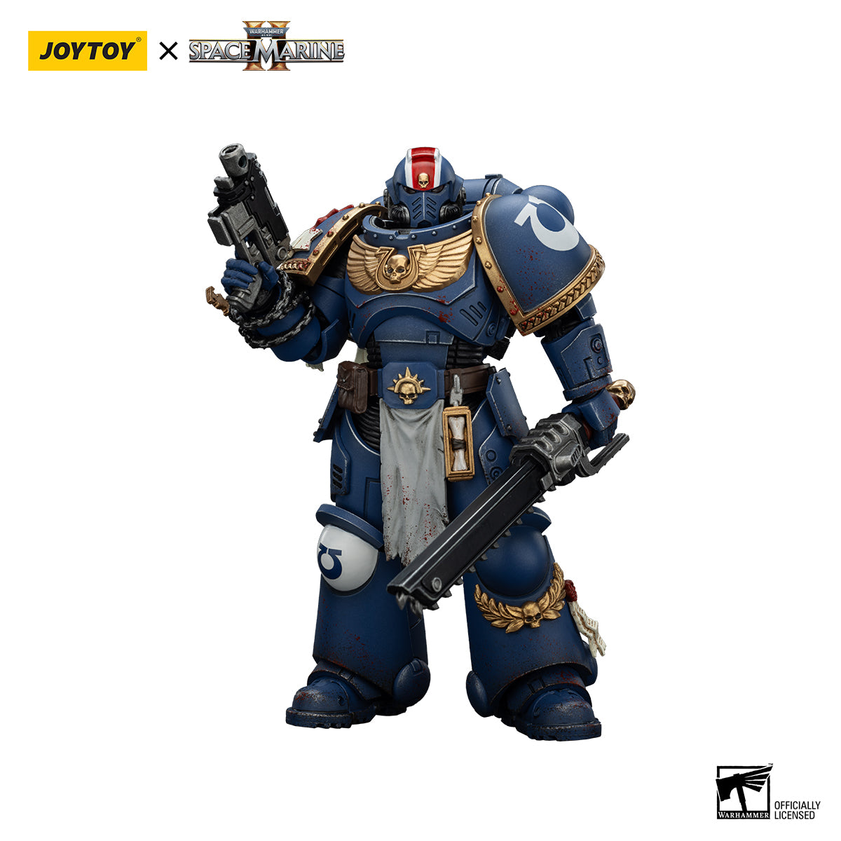 [IN STOCK] JOYTOY Warhammer 40K 1/18 Action Figure Ultramarines Titus-Collectors Edition Calgar Anime Military Model Toys Gifts