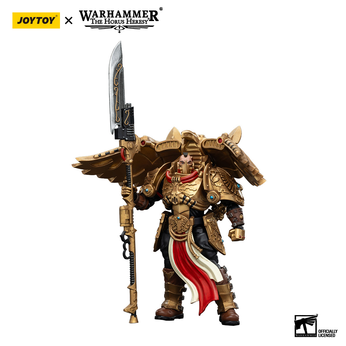 JOYTOY Action Figure 1/18 Legio Custodes Custodian Venatari Squad Venatari with Venatari Lance Model Birthday Gifts 