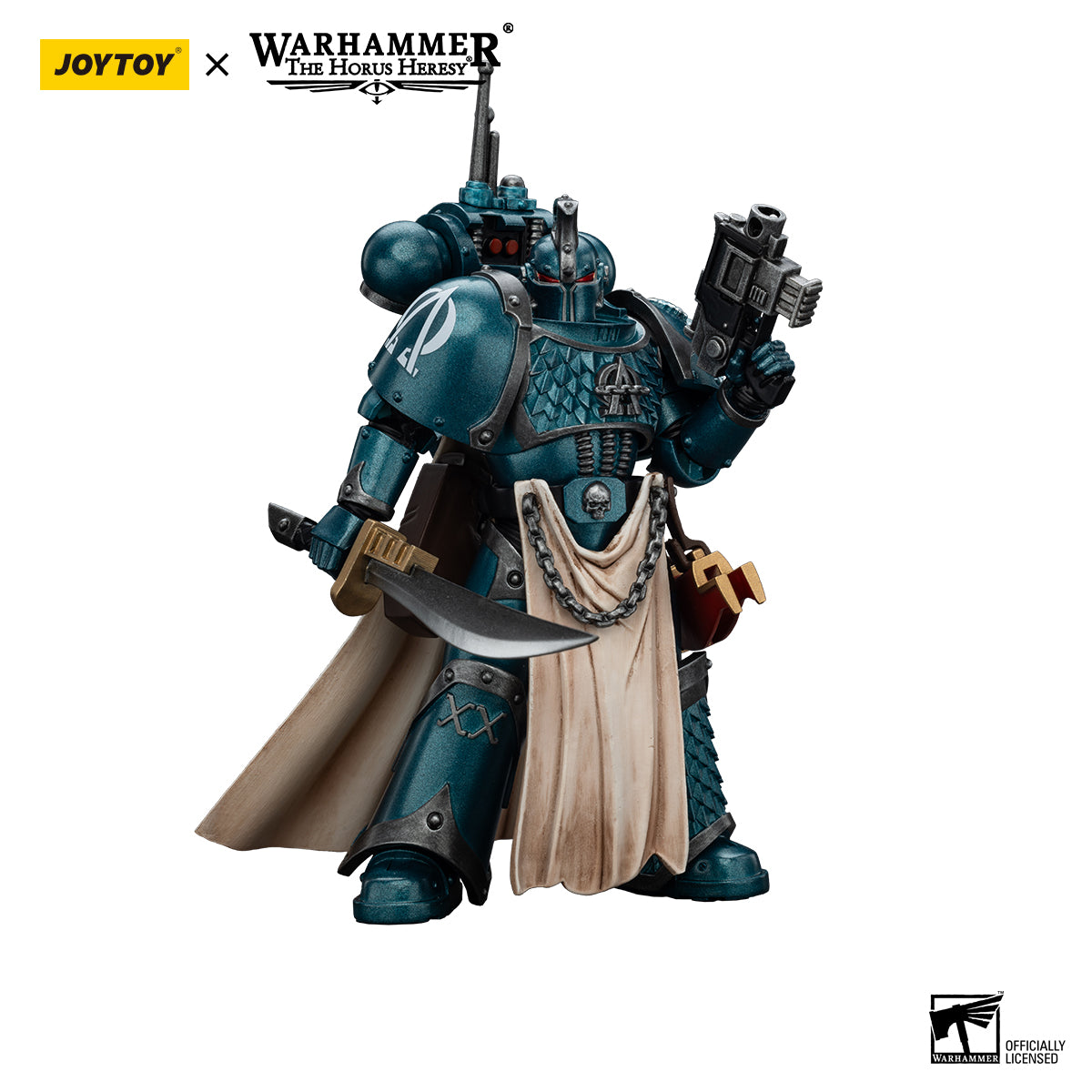 [IN STOCK]JOYTOY Warhammer 40K Action Figure 1/18 Alpha Legion Legion Praetor with Power Sword
