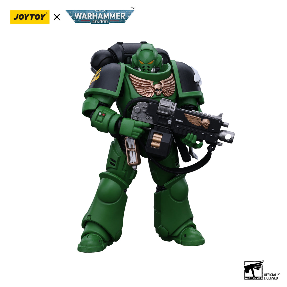 JOYTOY Warhammer 40K 1/18 Action Figure Salamanders Intercessors Brother Haecule JT5222